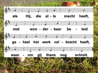 Beveel gerust uw wegen (LvdK 427) t. P. Gerhardt; v. B. ter Haar; m. J.G. Bastiaans
 