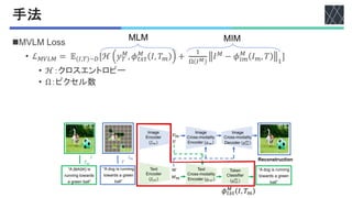 論文紹介：Masked Vision and Language Modeling for Multi-modal Representation ...