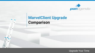 Upgrade Your Time
MarvelClient Upgrade
Comparison
 
