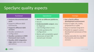 Specsync Bdd BDD Scenarios in a Testing Strategy | PDF