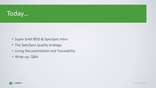 Specsync Bdd BDD Scenarios in a Testing Strategy | PDF