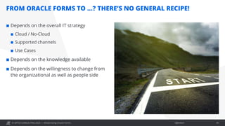 Modernization options for Oracle Forms applications | PDF