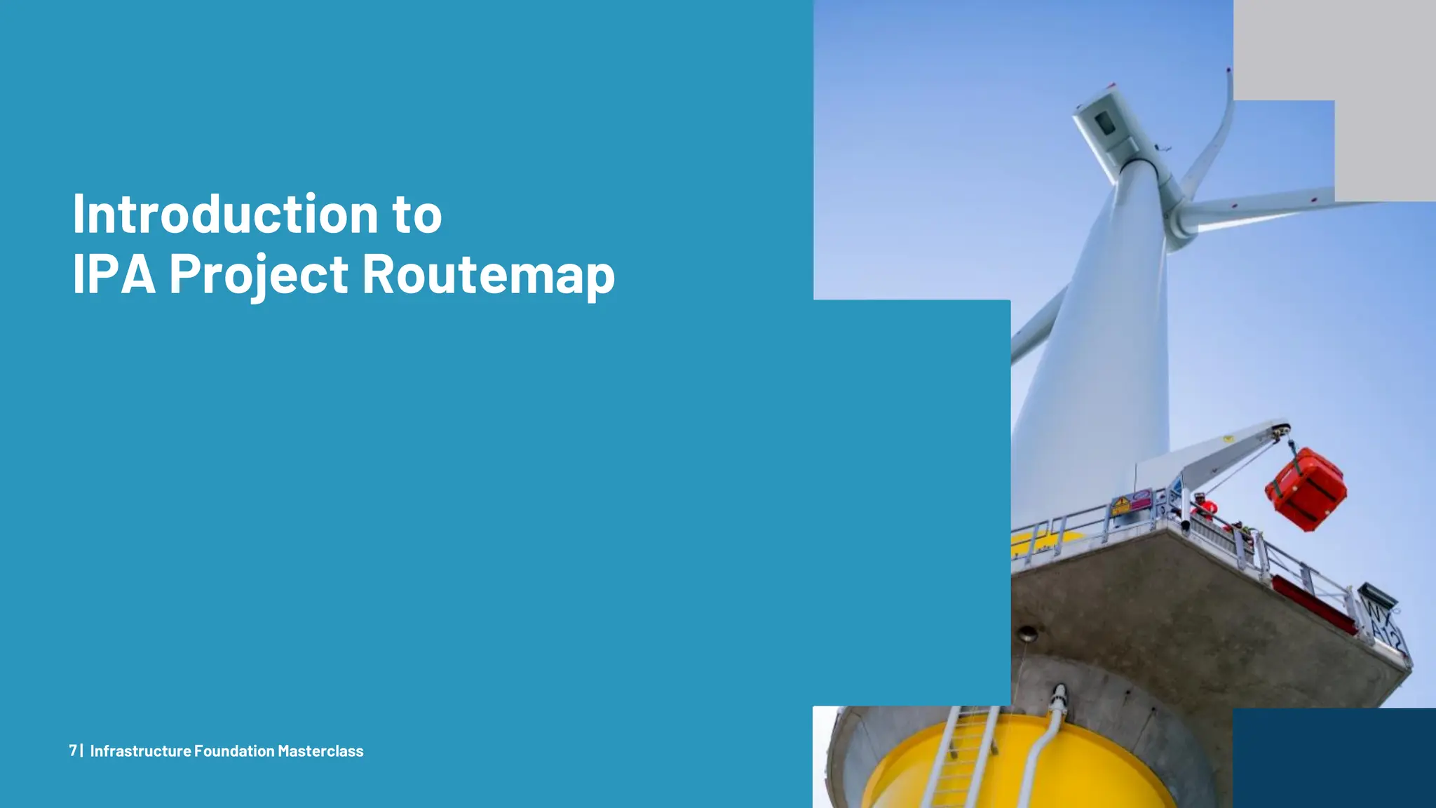 Client Confidential
Introduction to
IPA Project Routemap
Infrastructure Foundation Masterclass
7 |
 