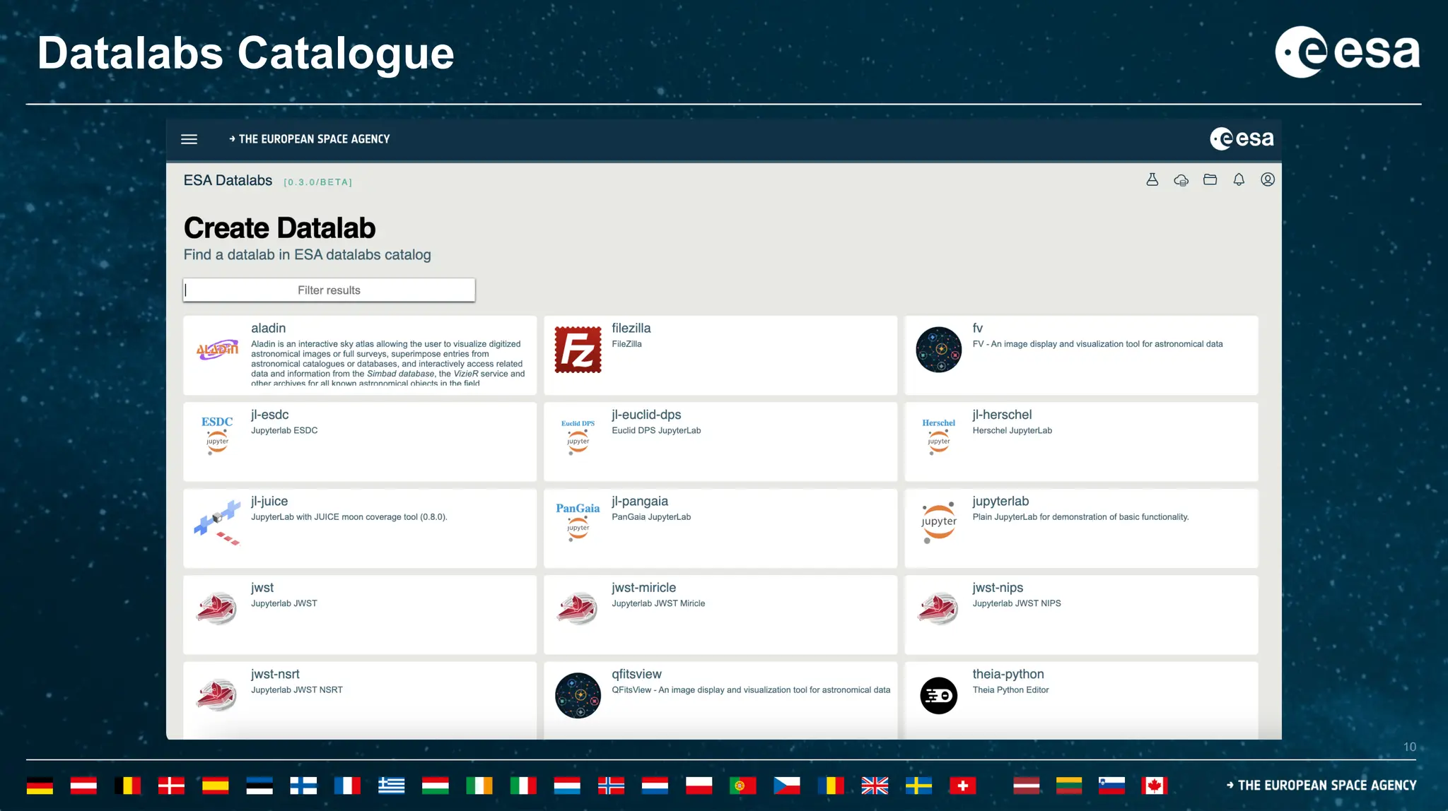 10
10
Datalabs Catalogue
 