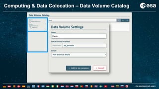 19
19
Computing & Data Colocation – Data Volume Catalog
 