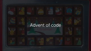 Advent of code
 
