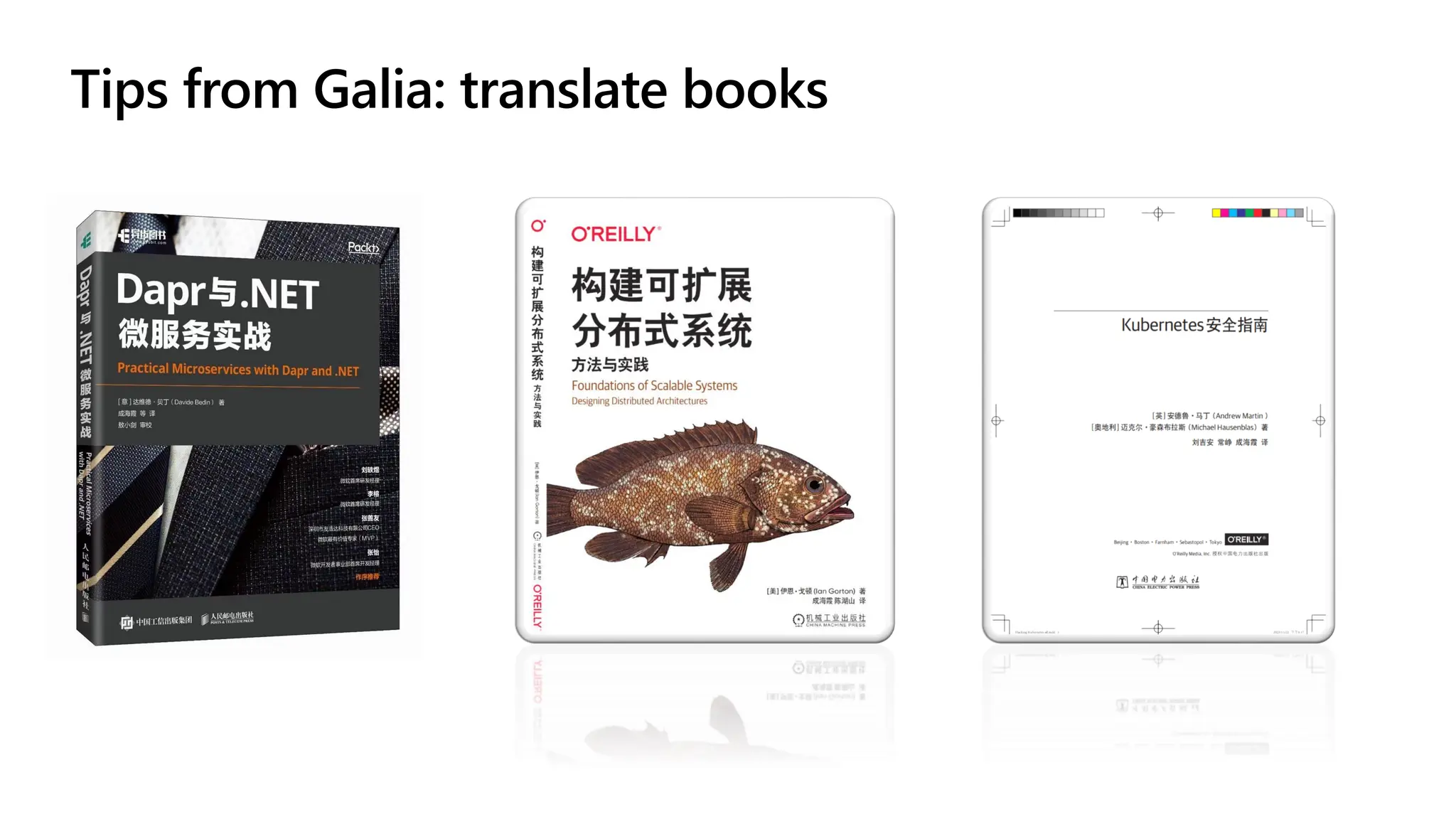 Tips from Galia: translate books
 