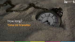 © k8_iv
Damit auch das Agile Manifest
14
How long?
Time to transfer
 