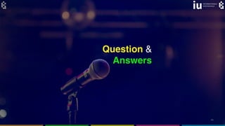 © unsplash.com/@matwag
Question &
Answers
45
 