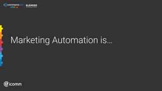 Marketing Automation is…
 