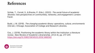 Library Swot The Sustainable Strategic Advancement of Academic Libraries: a SWOT ...