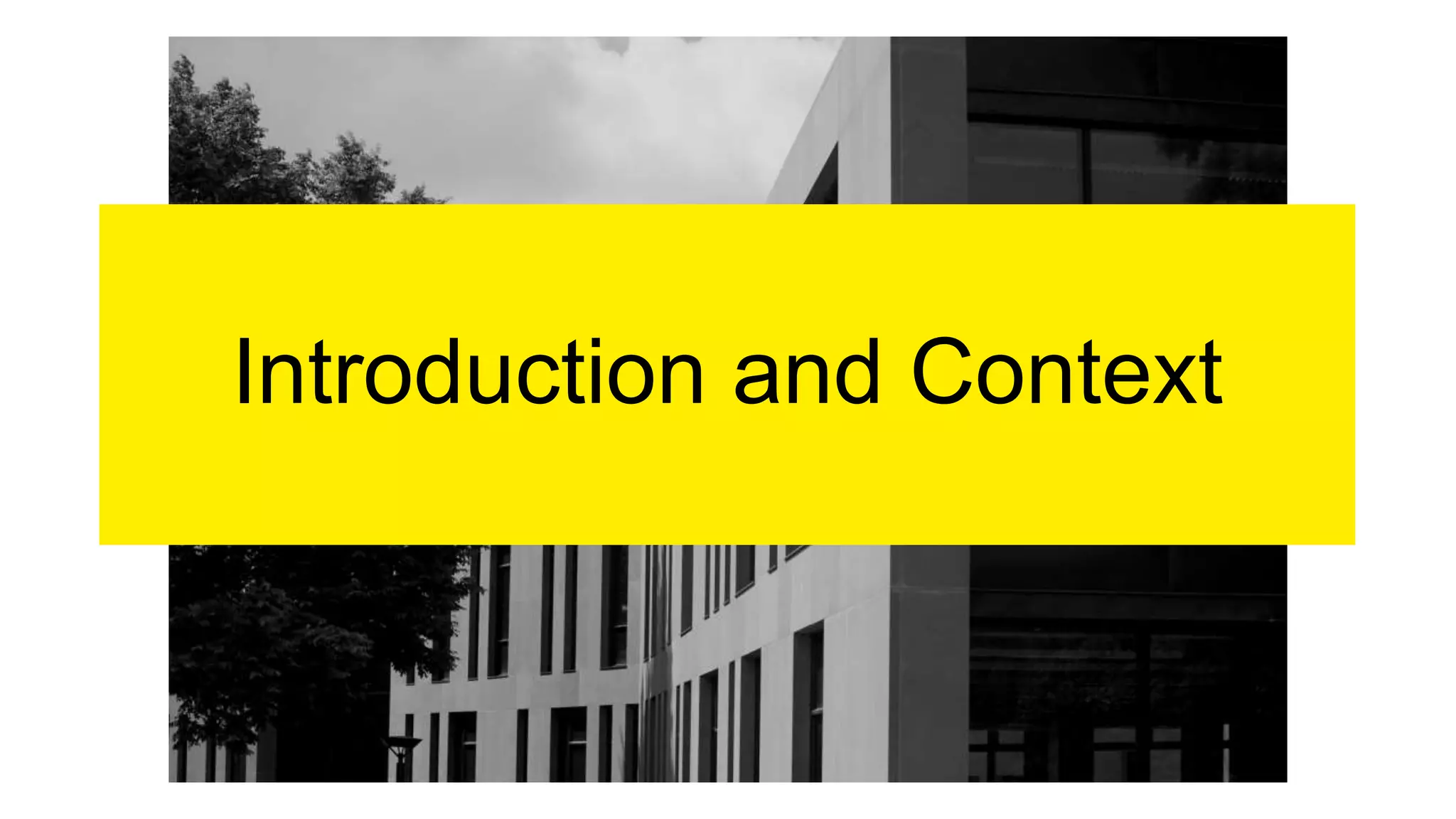 Introduction and Context
 