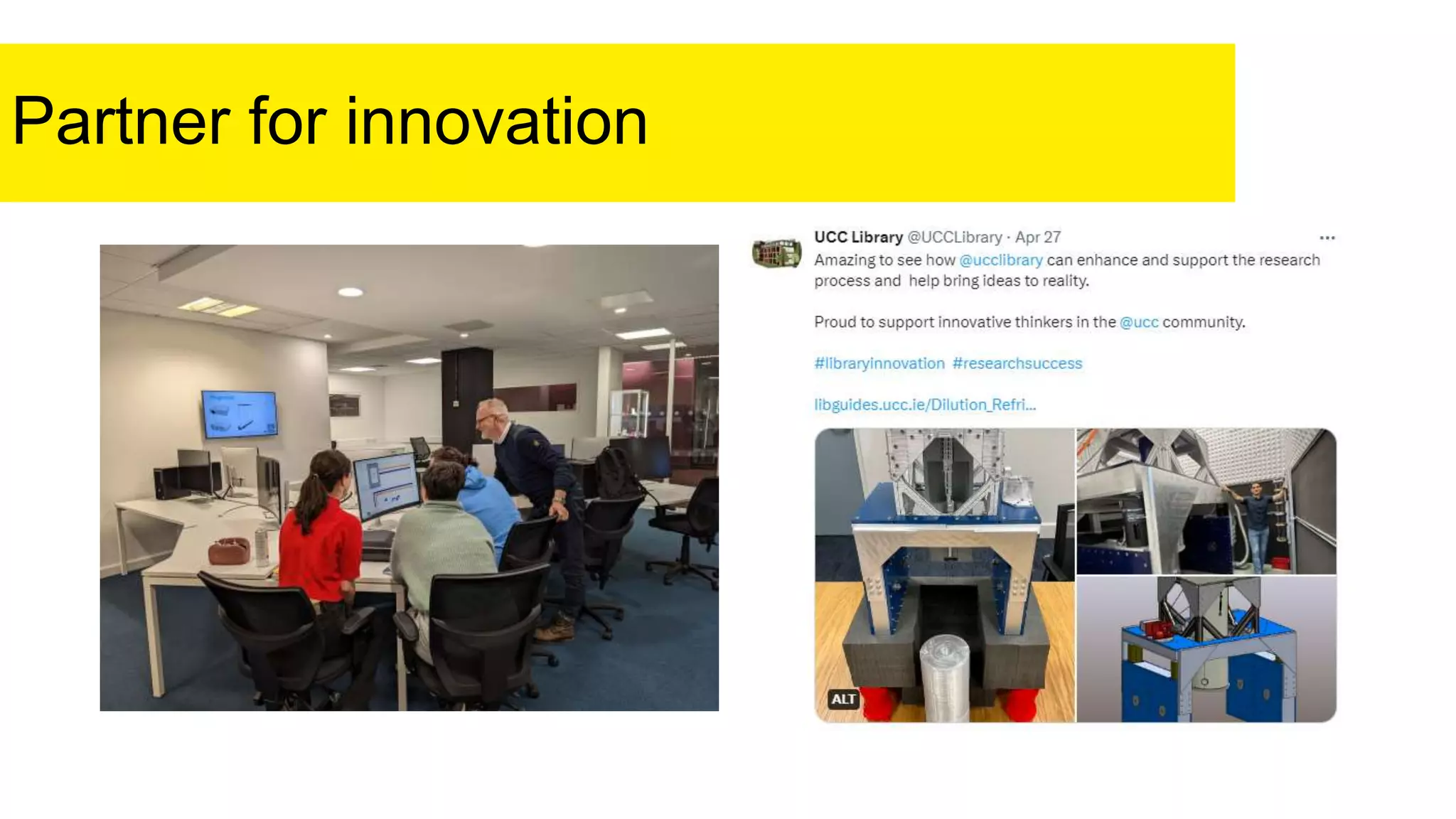 Partner for innovation
 