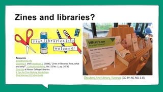 Facilitating knowledge creation: running a sustainable zine making ...