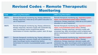2023 CPT Code Updates (CDM Focused) | PPTX