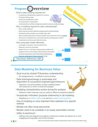 Data Modeling Fundamentals | PDF
