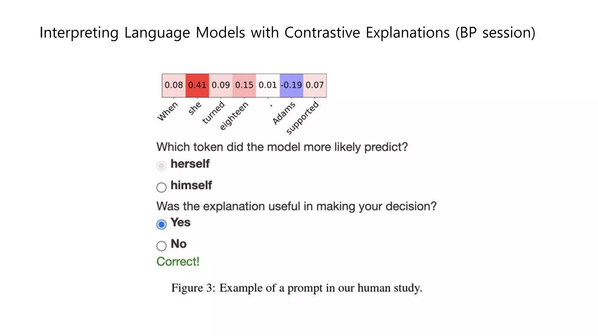Interpreting Language Models with Contrastive Explanations (BP session)
 