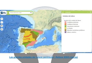 Las grandes unidades del relieve peninsular | Relieve (ESO) (ign.es)
 