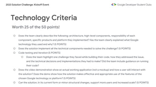 2023 Google Solution Challenge Kickoff From Idea to Execution | PPTX