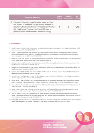 2023 HR Positive / HER2-Negative early breast cancer consensus | PDF