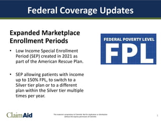 Part 1 2023 Federal Coverage Updates | PPT