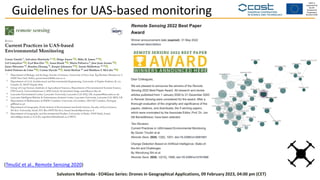 Unmanned Aerial Systems for Monitoring Soil, Vegetation, and Riverine ...