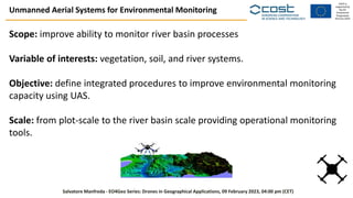 Unmanned Aerial Systems for Monitoring Soil, Vegetation, and Riverine ...