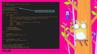 119
#!/bin/bash
# (c) 2018 Innovative Identity Solutions Limited
# all rights reserved
source scripts/ruby_web_api.sh
print_cic_statement
BASE_SERVICE_PORT=9000
source ./infrastructure.sh
while getopts b:v:sh option
do
case "${option}" in
h) echo
echo "This script launches the infrastructure for user registration and interaction."
echo "For each user and the oracle it creates a running web service."
echo "It initialises the database when it runs."
echo
echo "Usage:"
echo " ./demo.sh -b bearer-name -v validator-name"
echo " ./demo.sh -h"
echo " ./demo.sh -s"
exit 0
;;
b) BEARER=${OPTARG};;
v) VALIDATOR=${OPTARG};;
s) shutdown $DOMAIN_ADDRESS;;
esac
done
if [ -z ${BEARER+x} ]; then
echo "specify bearer name with -b";
exit 1
fi
if [ -z ${VALIDATOR+x} ]; then
echo "specify validator name with -v";
exit 2
fi
scripts/startup.sh $BASE_SERVICE_PORT
heading "Launching bearer devices"
launch_bearer $BEAR_SERVICE $BEARER "bear.jpg"
launch_bearer $VAL_SERVICE $VALIDATOR "val.jpg"
to create Ruby web services
 
