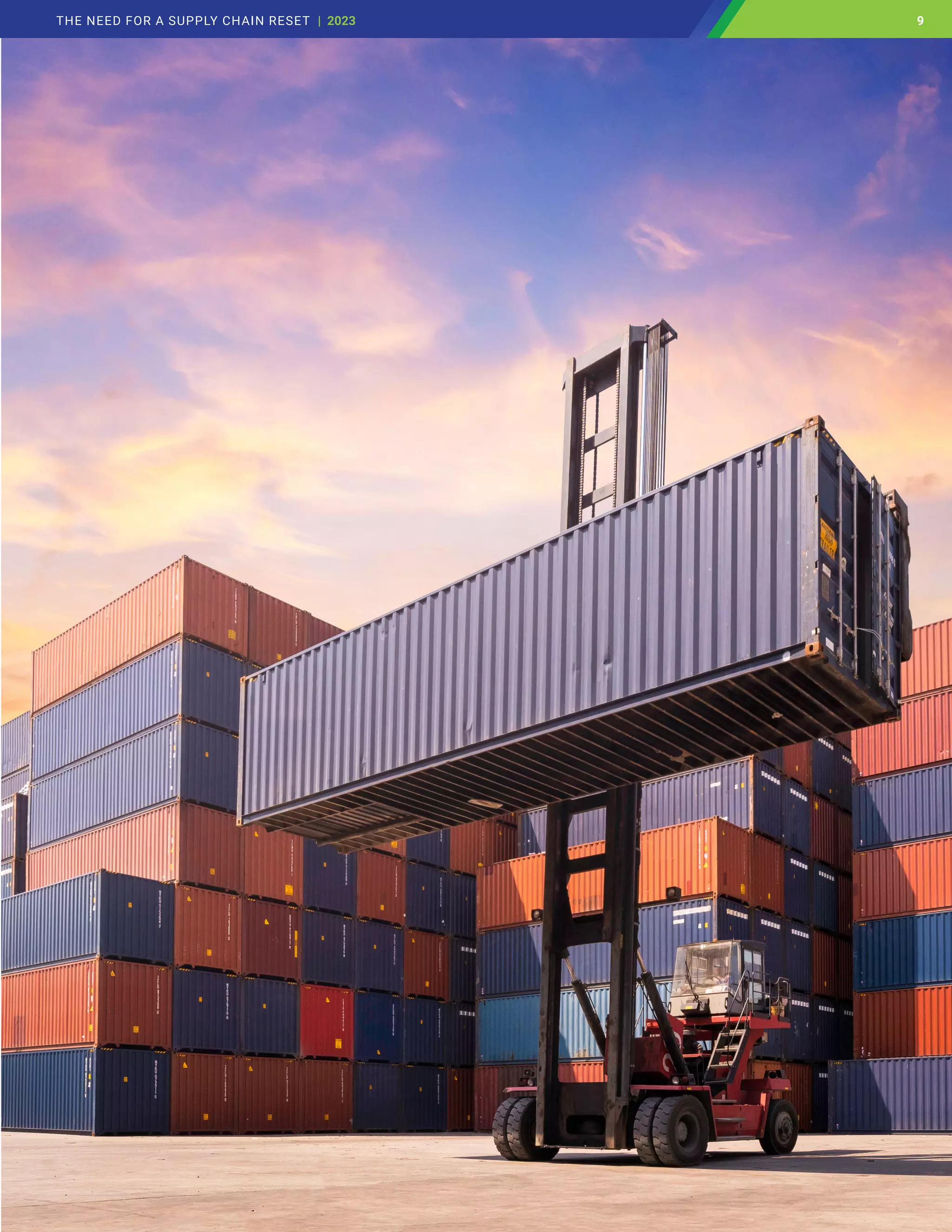 9
THE NEED FOR A SUPPLY CHAIN RESET | 2023 9
 