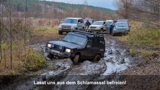 TRANSFORMING INTO SUSTAINABLE EXCELLENCE
Lasst uns aus dem Schlamassel befreien!
 