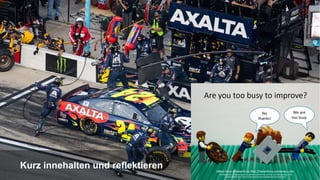 TRANSFORMING INTO SUSTAINABLE EXCELLENCE
Kurz innehalten und reflektieren
 