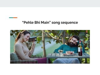 “Pehle Bhi Main” song sequence
 