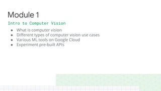 Production ML Systems and Computer Vision with Google Cloud | PPTX