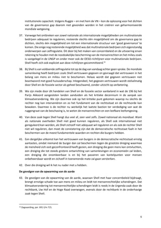The Shell Court Case : 2024-04-01 Openingspleidooi Milieudefensie c.s ...