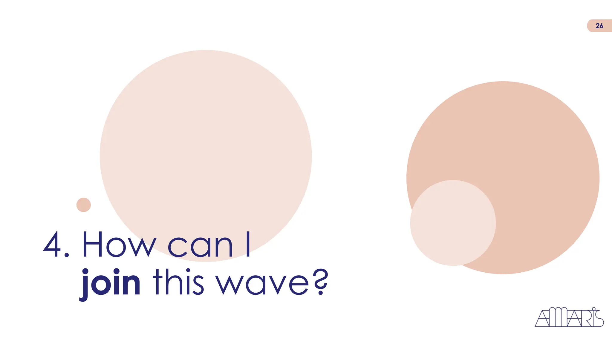 4. How can I
join this wave?
26
 