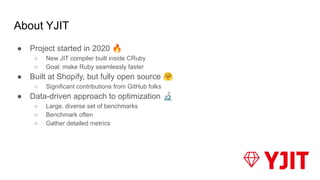 Breaking the Ruby Performance Barrier with YJIT | PDF