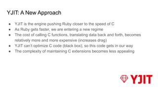 Breaking the Ruby Performance Barrier with YJIT | PDF