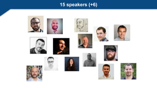 15 speakers (+6)
 