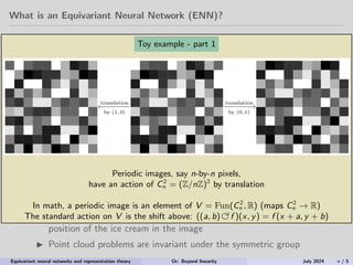 Equivariant neural networks and representation theory | PDF