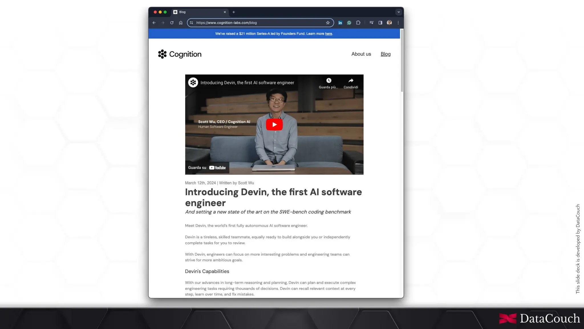 This
slide
deck
is
developed
by
DataCouch
 