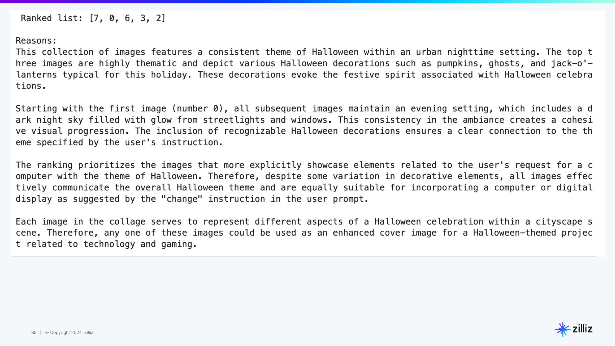 35 | © Copyright 2024 Zilliz
35
 