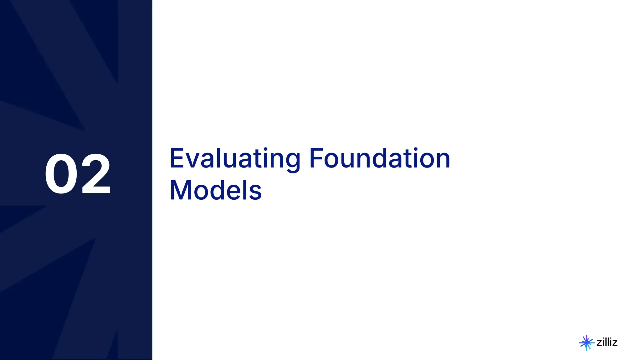 11 | © Copyright Zilliz
11
02 Evaluating Foundation
Models
 