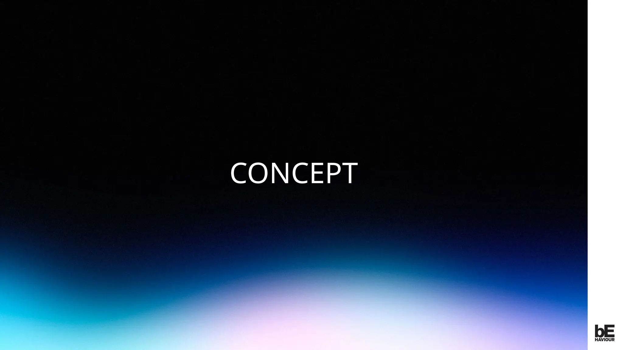 ©
2024
BEHAVIOUR
INTERACTIVE
INC.
CONFIDENTIAL.
DO
NOT
REDISTRIBUTE.
CONCEPT
 