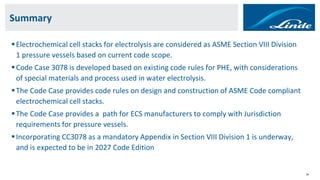 Comprehensive Overview of ASME Code Rules for Electrochemical Cell ...