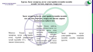 Төрийн болон нийгэм,
соёлын үйлчилгээнээс хэт
алслагдсан иргэд, олон
нийтийн хүндрэлтэй
нөхцөл байдлыг
сайжруулах зорилгоор
газар зохион
байгуулалтын зураг төсөл
боловсруулах шийдвэр
гарсан;
Монгол Улсын засаг
захиргаа, нутаг дэвсгэрийн
нэгж, түүний удирдлагын
тухай хуулийн 13.1, 14.1-д
заасан тохиолдолд;
Засаг захиргаа, нутаг
дэвсгэрийн нэгжийн
хилийн цэсийн маргаан
үүссэн;
Засаг захиргаа, нутаг дэвсгэрийн нэгжийн хилийн
цэс тогтоох, өөрчлөх, тодруулах ажлыг дараах
тохиолдолд гүйцэтгэнэ:
Зургаа. Засаг захиргаа, нутаг дэвсгэрийн нэгжийн хилийн
цэсийг тогтоох, өөрчлөх, тодруулах
 