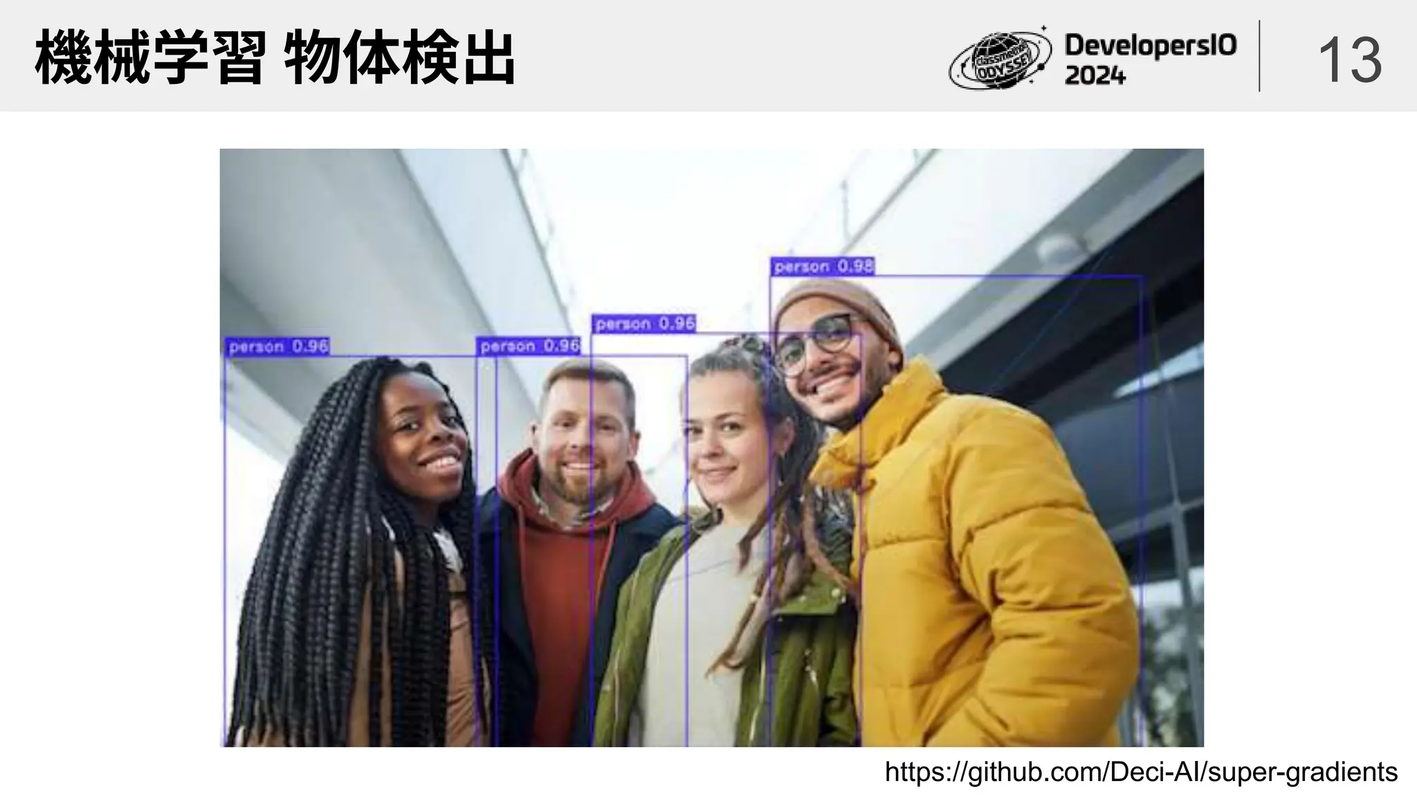 機械学習 物体検出 13
https://github.com/Deci-AI/super-gradients
 