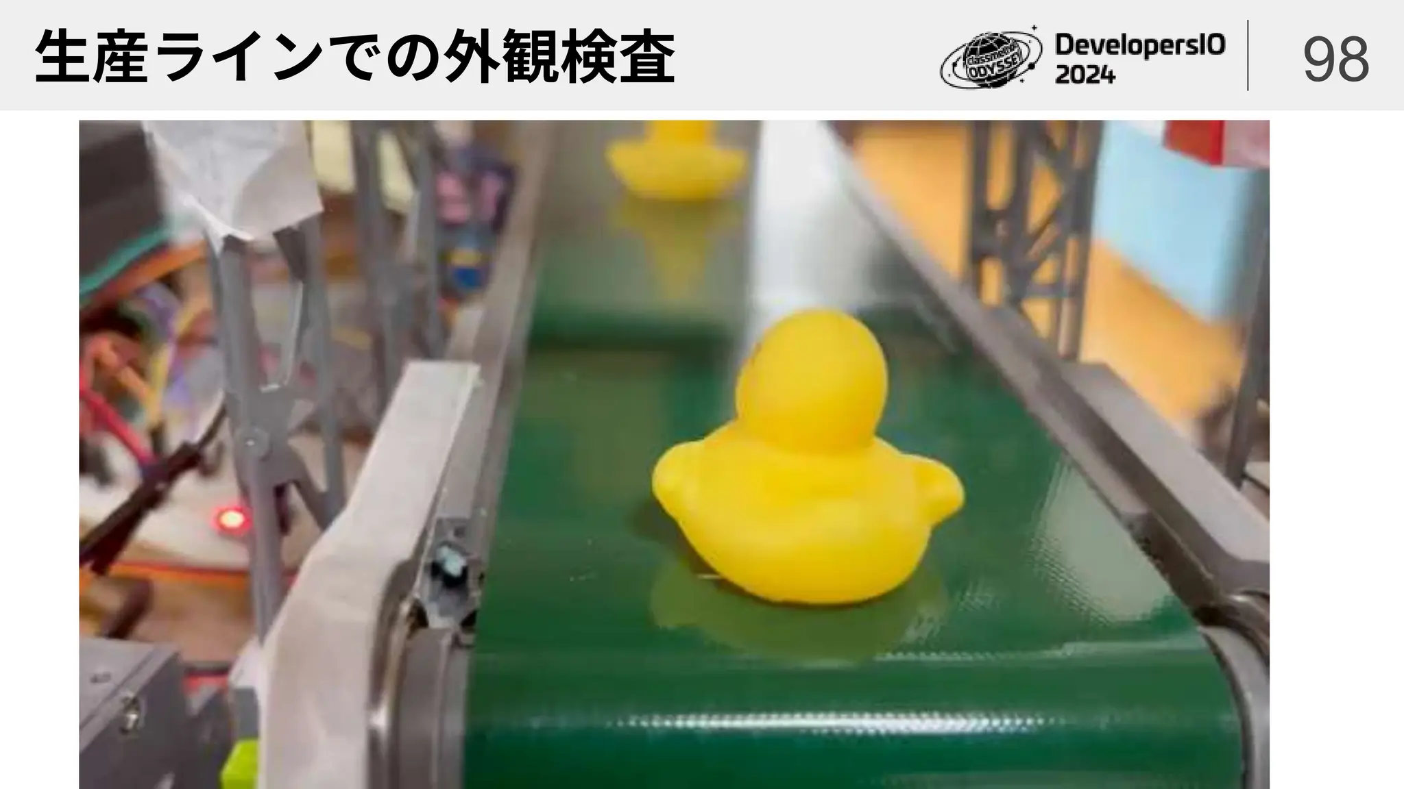 生産ラインでの外観検査 98
 