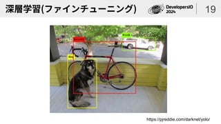 深層学習(ファインチューニング) 19
https://pjreddie.com/darknet/yolo/
 