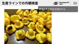 生産ラインでの外観検査 95
異常のある製品を検出する
 