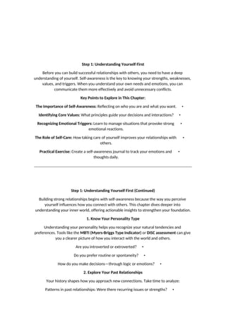 101 Steps to Building Successful Relationships | PDF